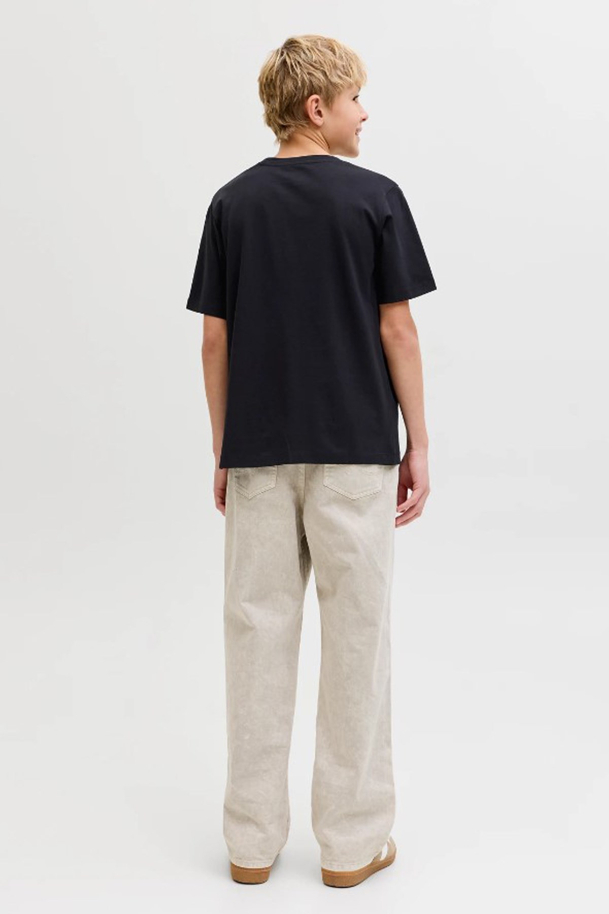 Jack & Jones Jjejeff Çocuk Tişört 12289257 Siyah