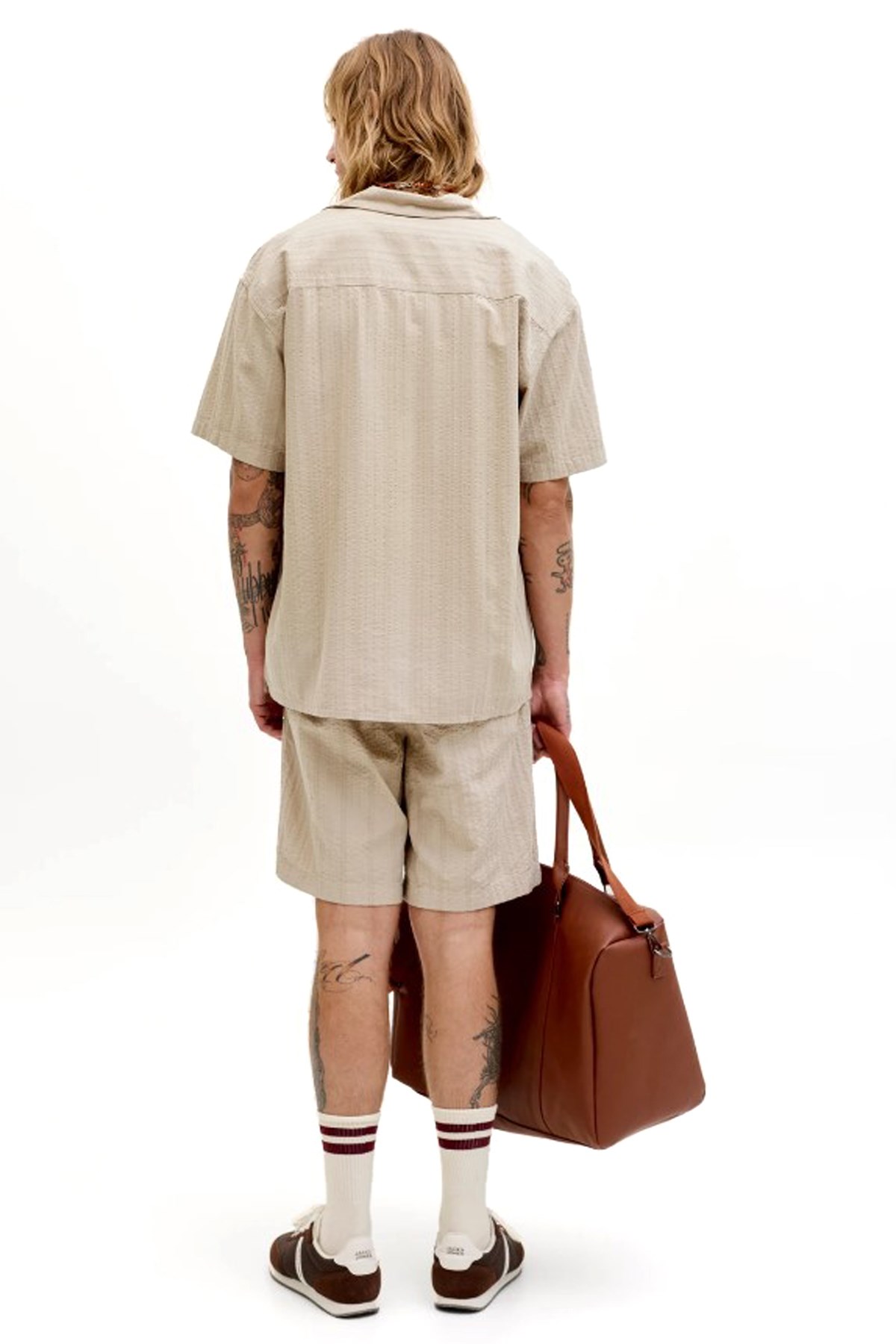 Jack & Jones Jjetyson Erkek Gömlek 12289457 Bej