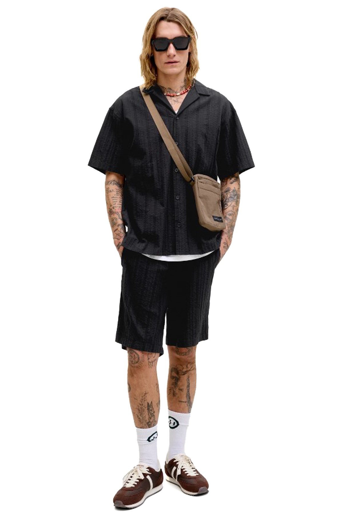 Jack & Jones Jjetyson Erkek Gömlek 12289457 Siyah