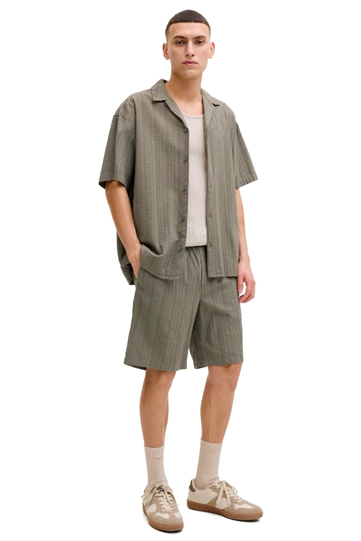 Jack & Jones Jpstjaiden Erkek Şort 12289531 Haki