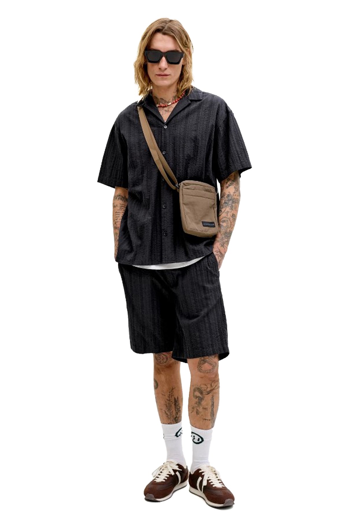 Jack & Jones Jpstjaiden Erkek Şort 12289531 Siyah