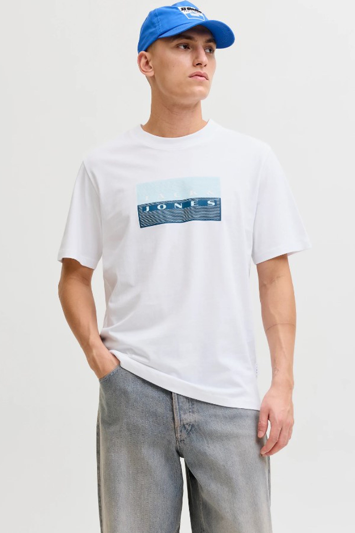 Jack & Jones Jcofusion Erkek Tişört 12289863 Beyaz