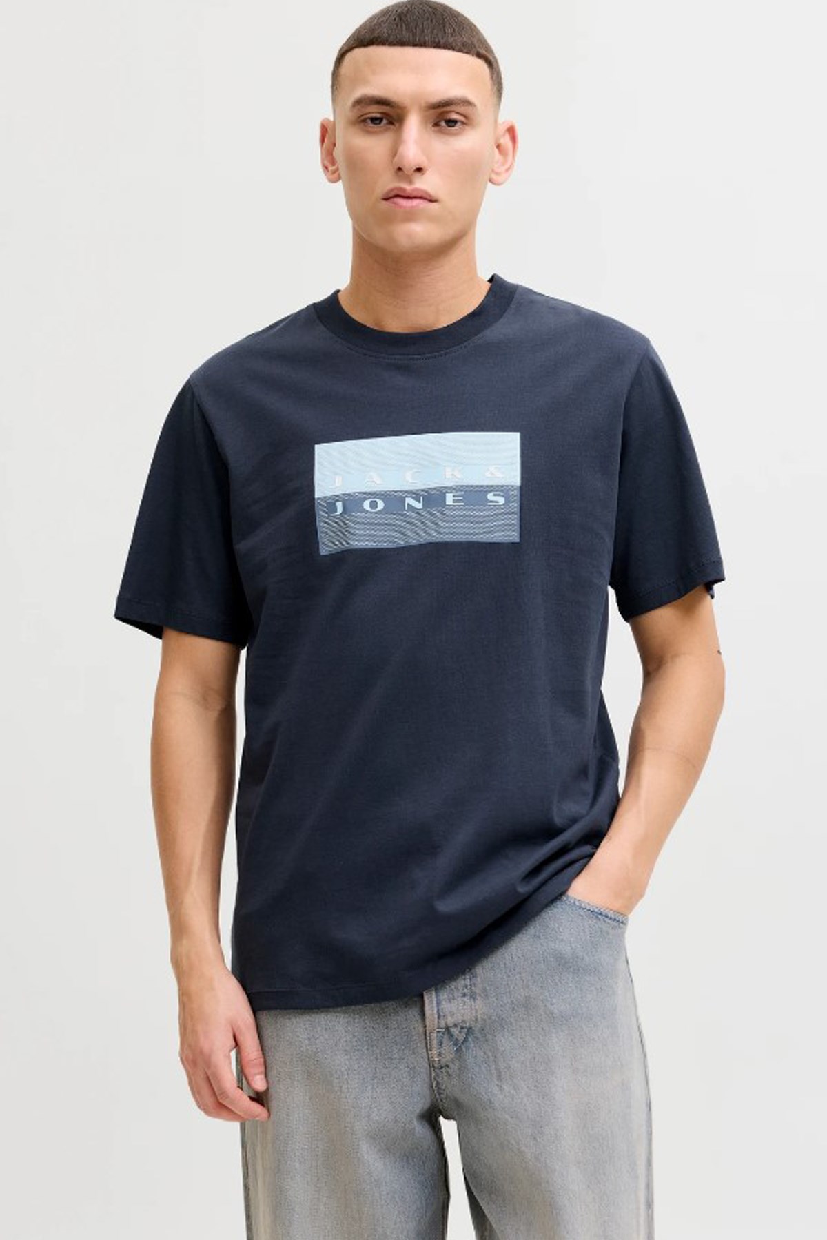 Jack & Jones Jcofusion Erkek Tişört 12289863 Lacivert