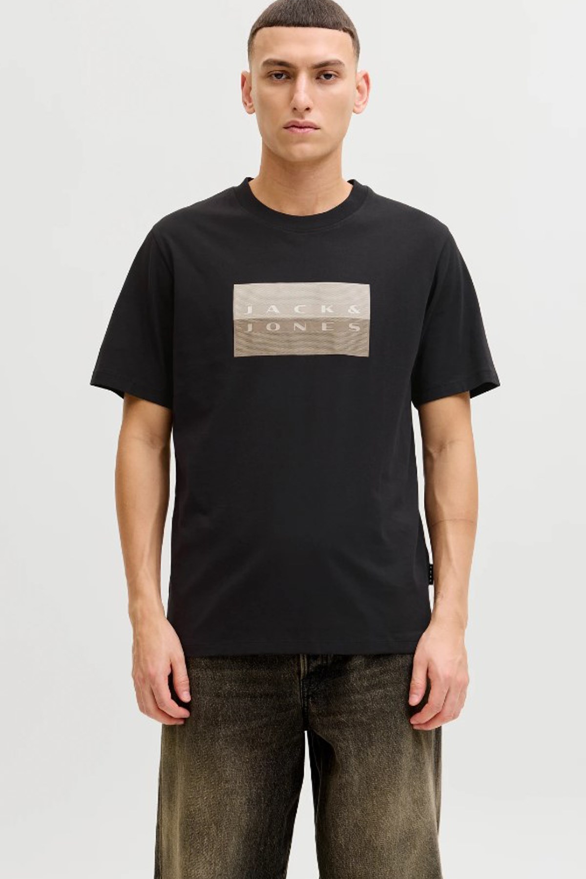 Jack & Jones Jcofusion Erkek Tişört 12289863 Siyah