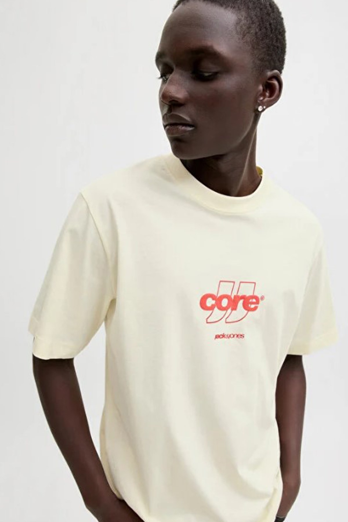 Jack & Jones Jcoclub Erkek Tişört 12289868 Bej