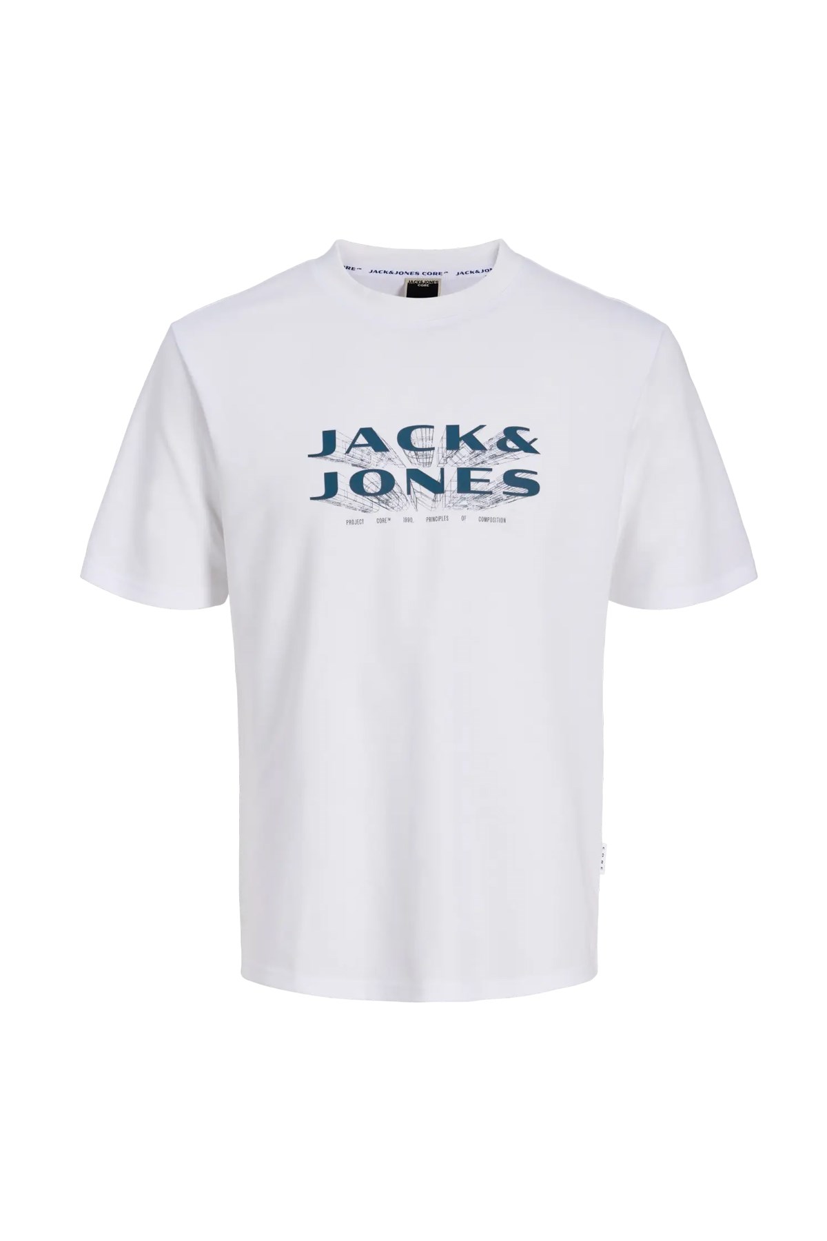 Jack & Jones Jcofusion Erkek Tişört 12289880 Beyaz