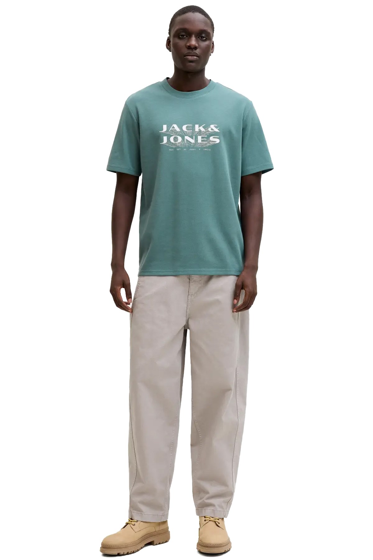Jack & Jones Jcofusion Erkek Tişört 12289880 Mavi