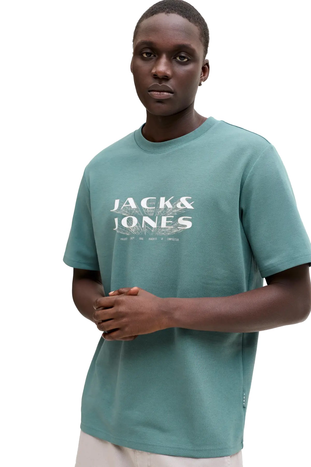 Jack & Jones Jcofusion Erkek Tişört 12289880 Mavi