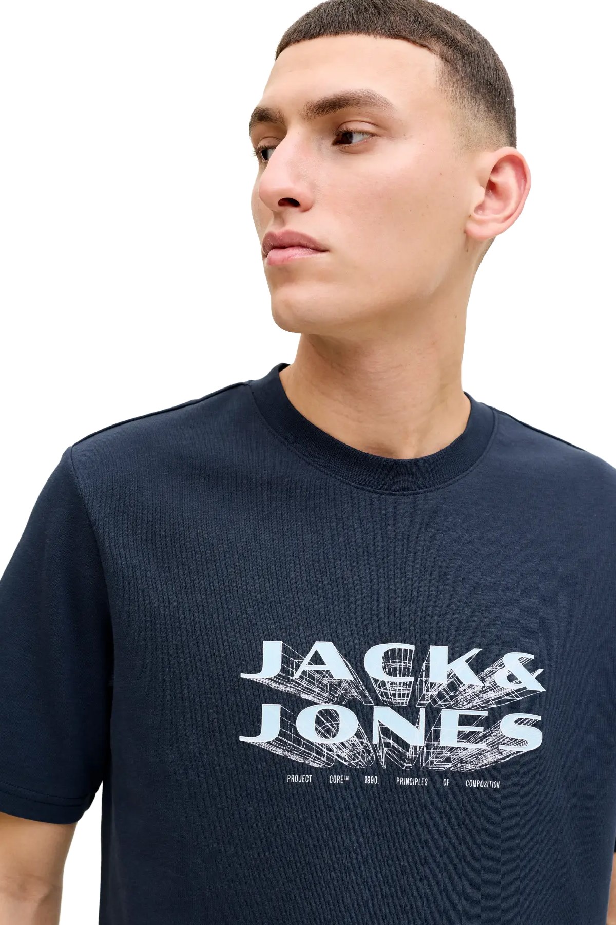 Jack & Jones Jcofusion Erkek Tişört 12289880 Mavi