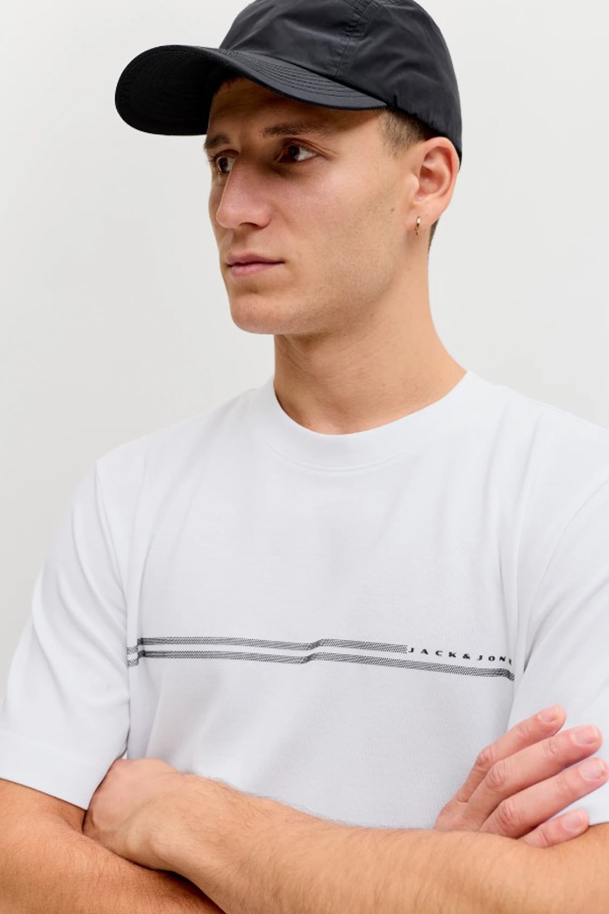 Jack & Jones Jcofusion Erkek Tişört 12289936 Beyaz
