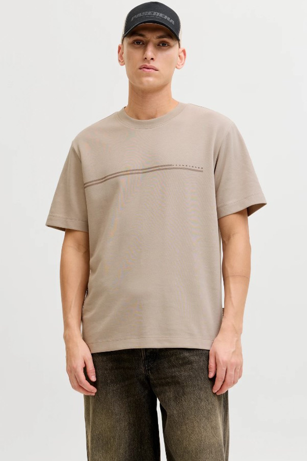 Jack & Jones Jcofusion Erkek Tişört 12289936 Mavi