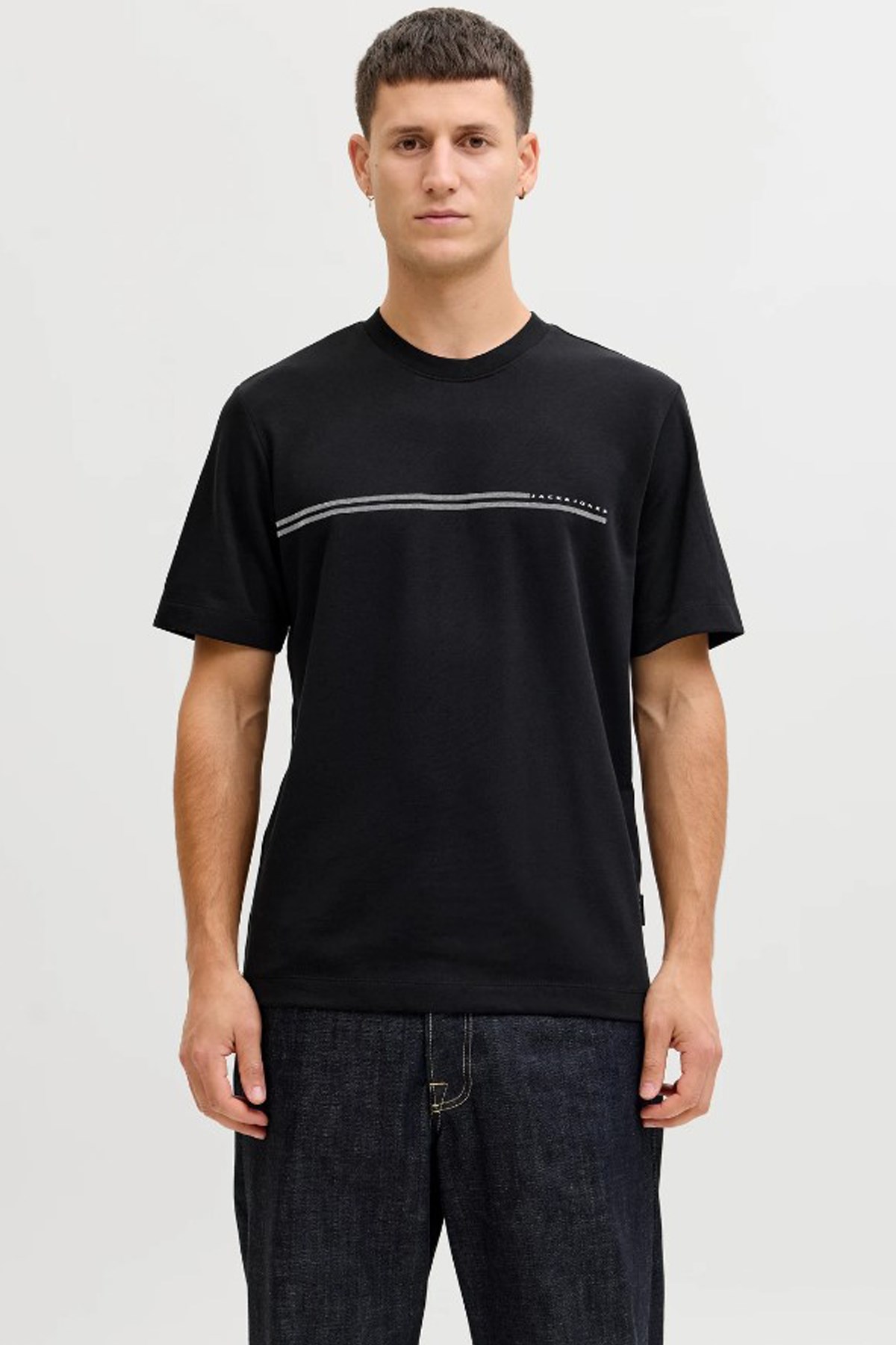 Jack & Jones Jcofusion Erkek Tişört 12289936 Siyah