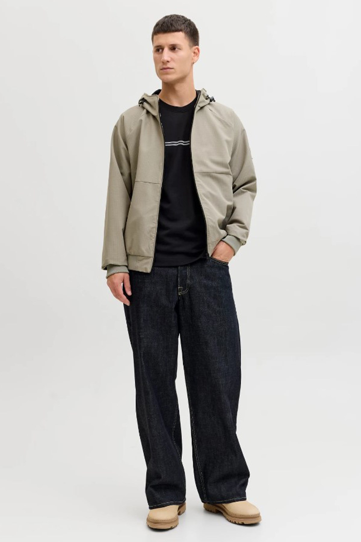 Jack & Jones Jcofusion Erkek Tişört 12289936 Siyah