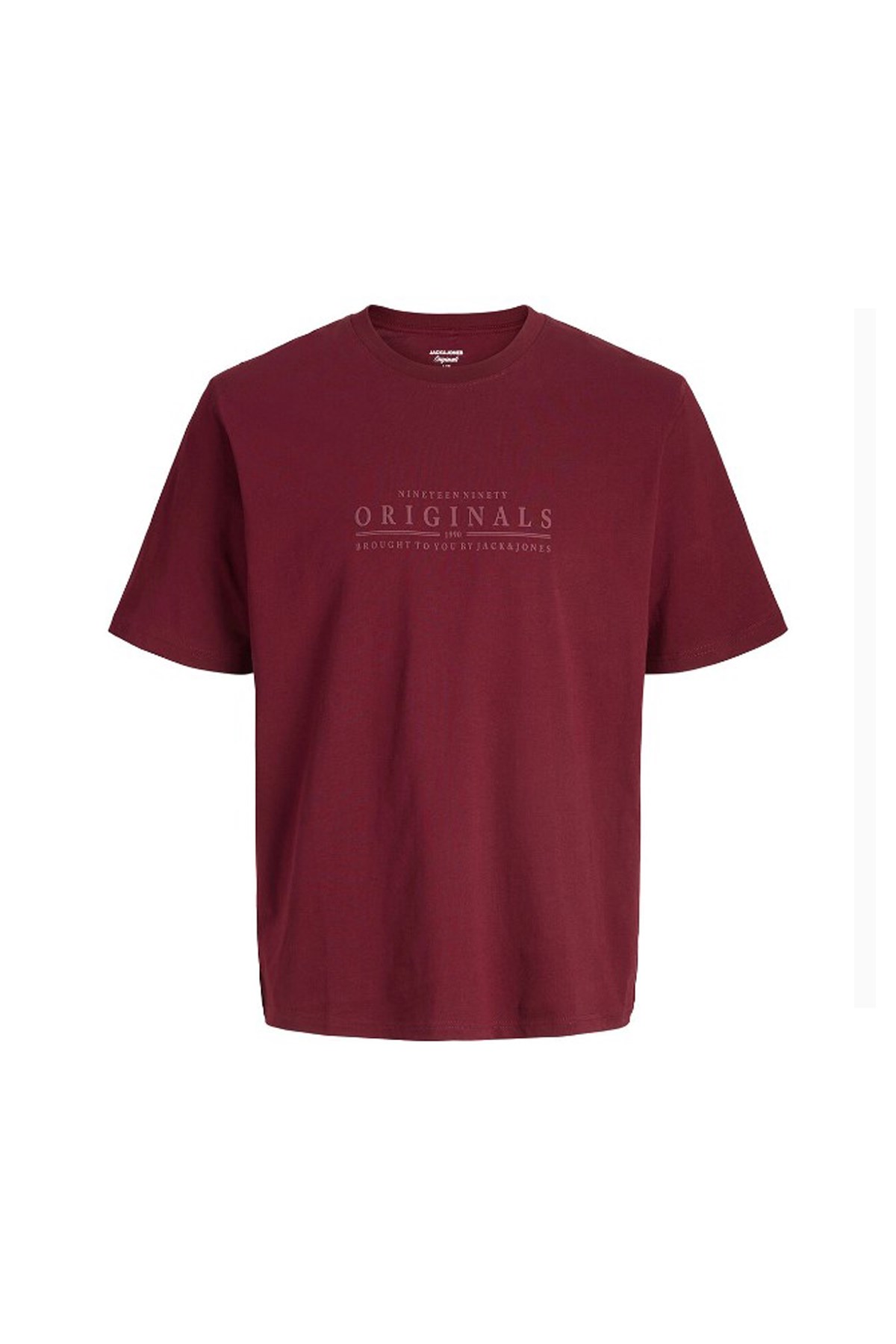 Jack & Jones Jorcatskills Erkek Tişört 12290315 Bordo