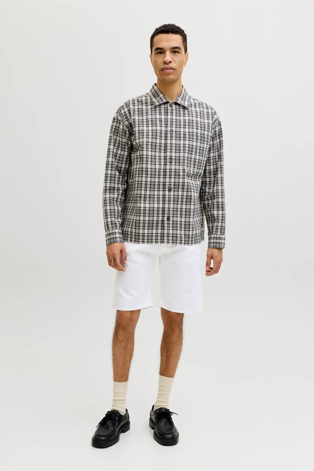 Jack & Jones Jjirick Erkek Şort 12290839 Beyaz