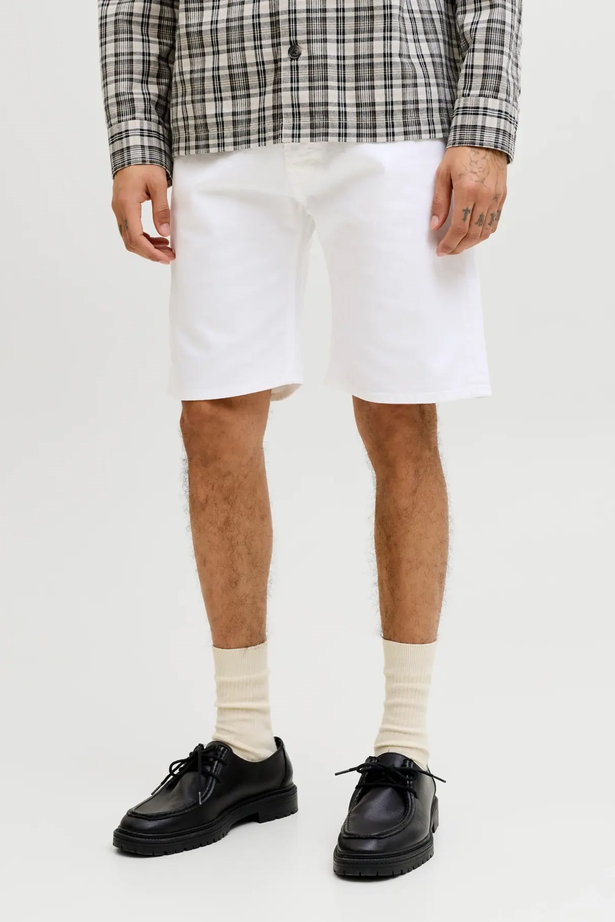 Jack & Jones Jjirick Erkek Şort 12290839 Beyaz
