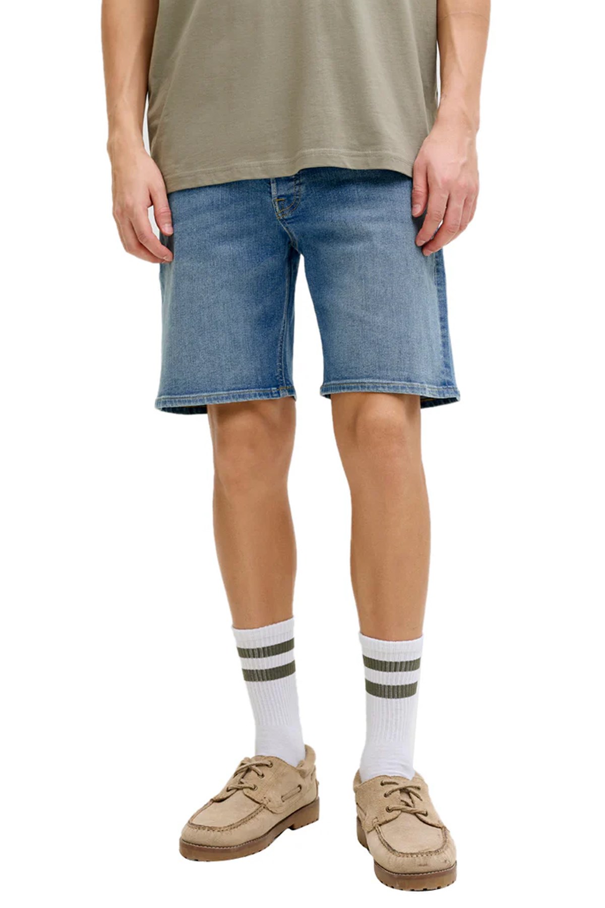 Jack & Jones Jjirick Erkek Şort 12290839 Mavi