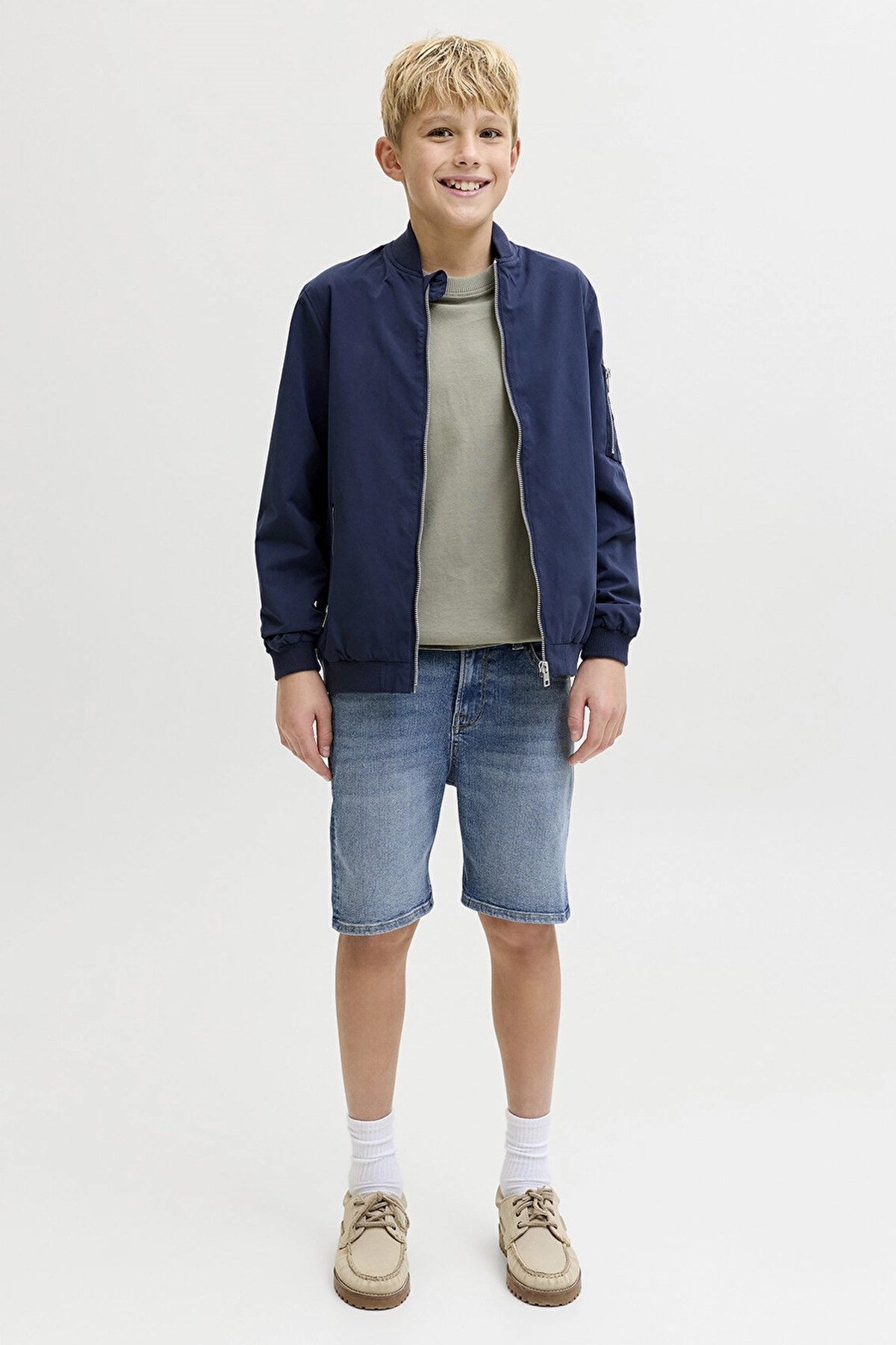 Jack & Jones Jjirick Çocuk Şort 12291035 Mavi