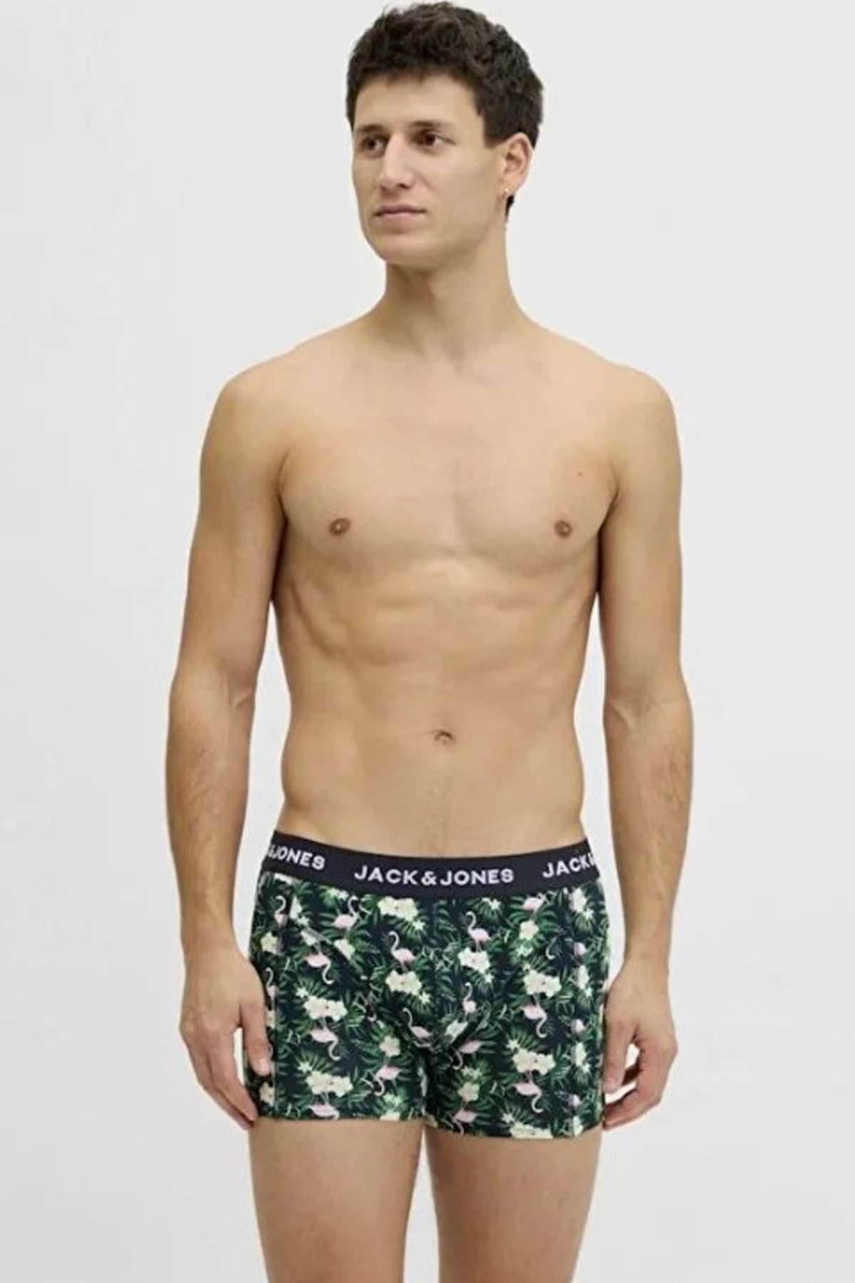 Jack & Jones Flamingo Erkek 3 Pack Boxer 12291169 Siyah