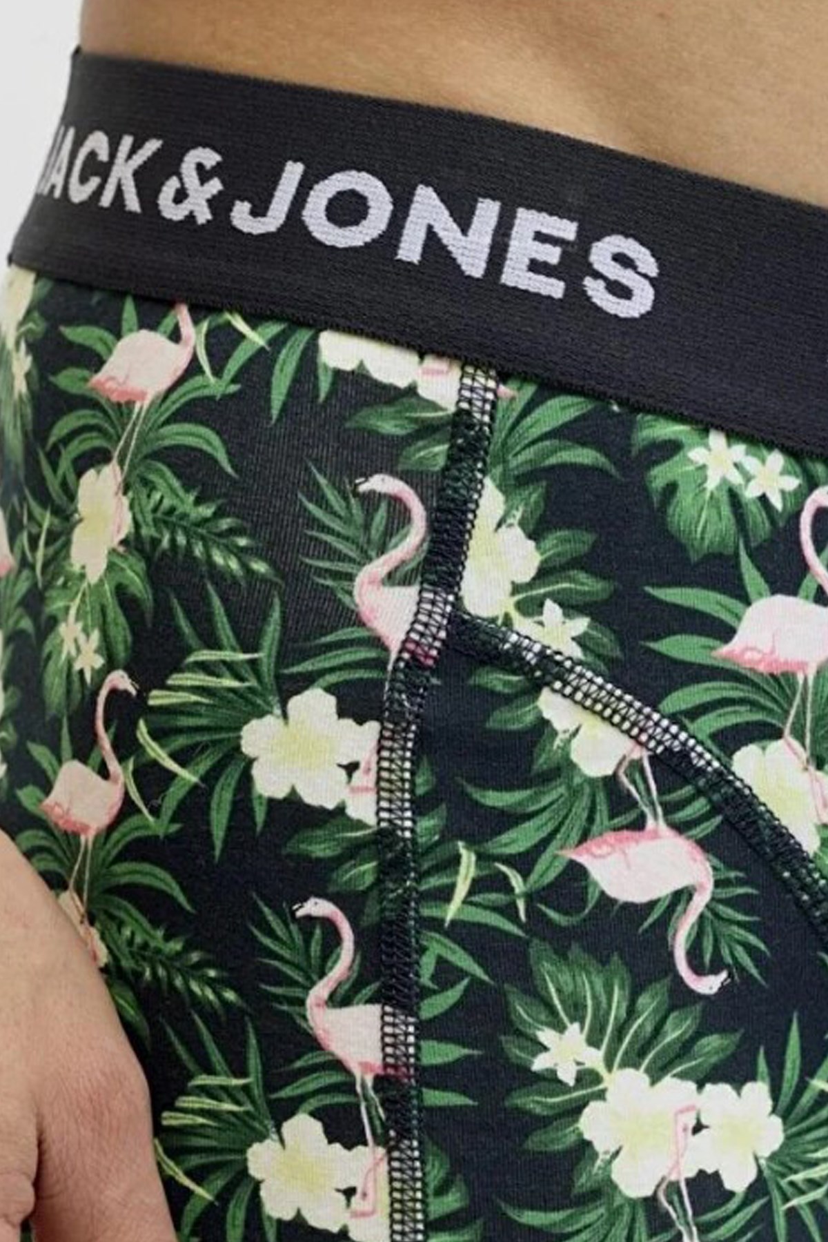 Jack & Jones Flamingo Erkek 3 Pack Boxer 12291169 Siyah