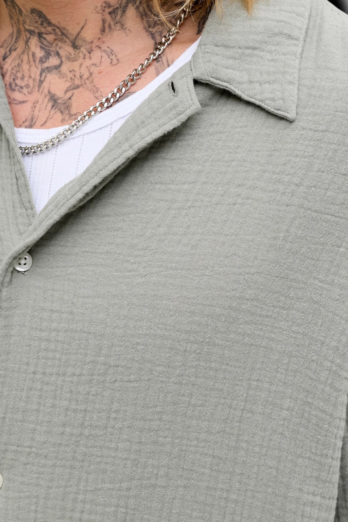 Jack & Jones Jornant Erkek Gömlek 12291812 Açık Yeşil