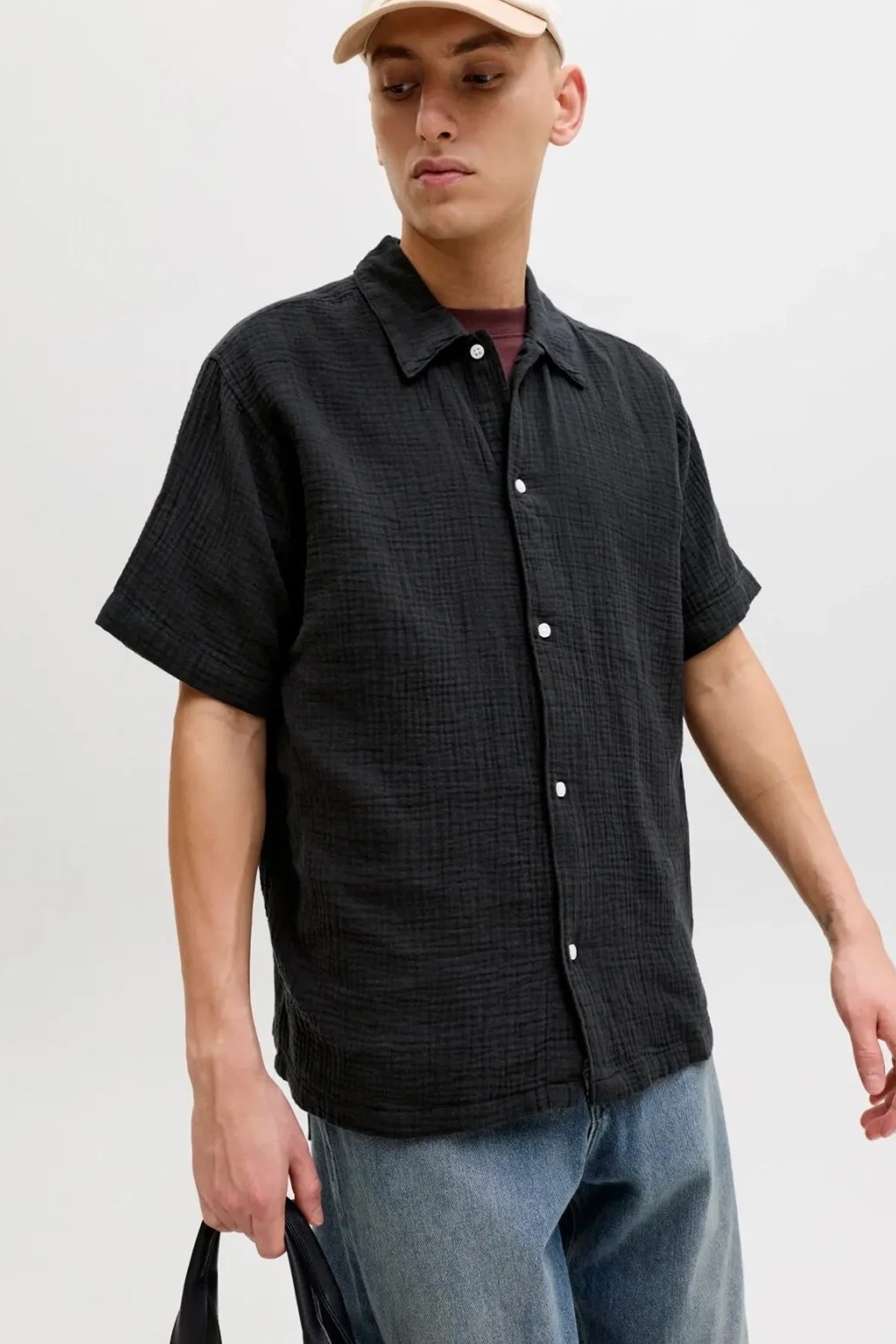 Jack & Jones Jornant Erkek Gömlek 12291812 Siyah