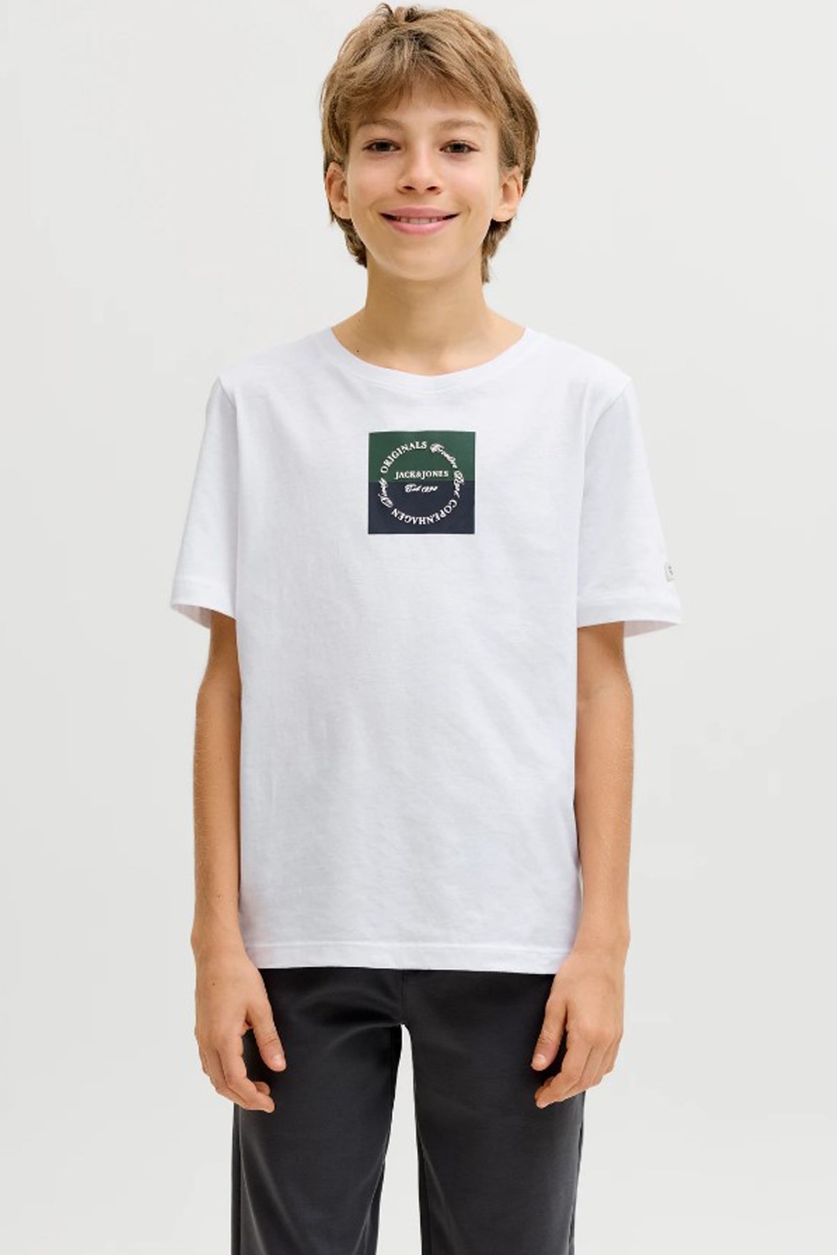 Jack & Jones Jorcatskills Çocuk Tişört 12293109 Beyaz