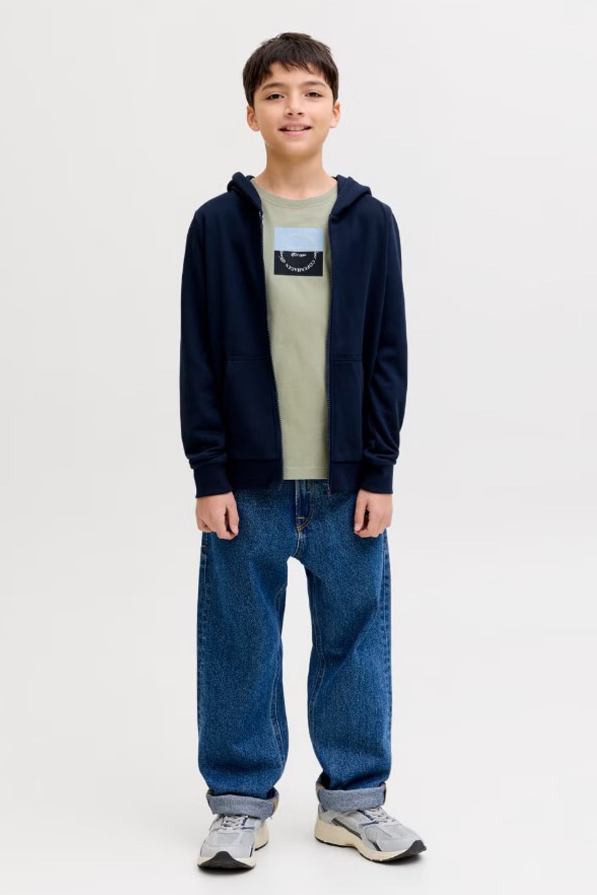 Jack & Jones Jorcatskills Çocuk Tişört 12293109 Yeşil