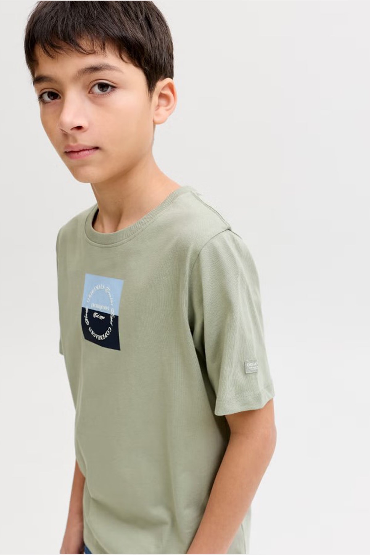 Jack & Jones Jorcatskills Çocuk Tişört 12293109 Yeşil