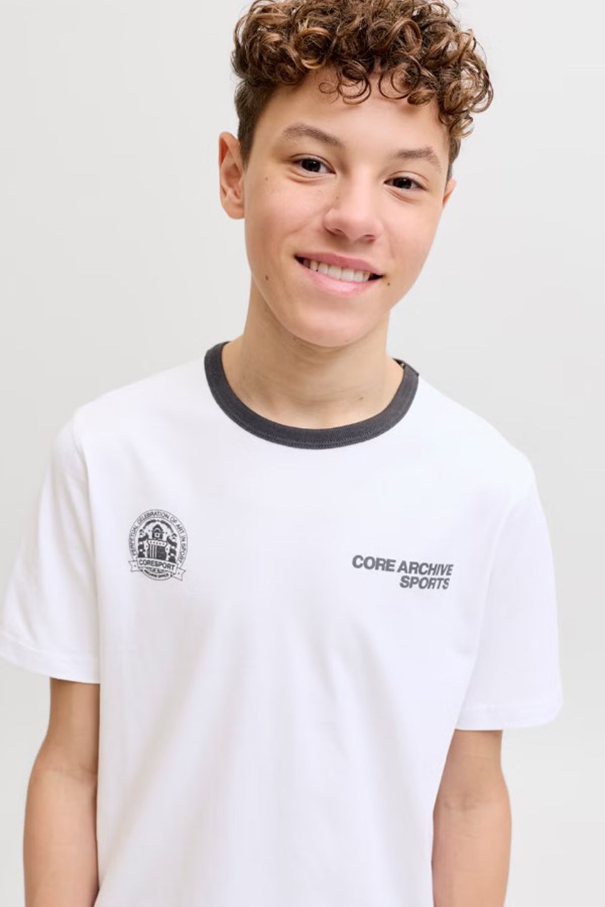 Jack & Jones Jcobreeze Çocuk Tişört 12293201 Beyaz