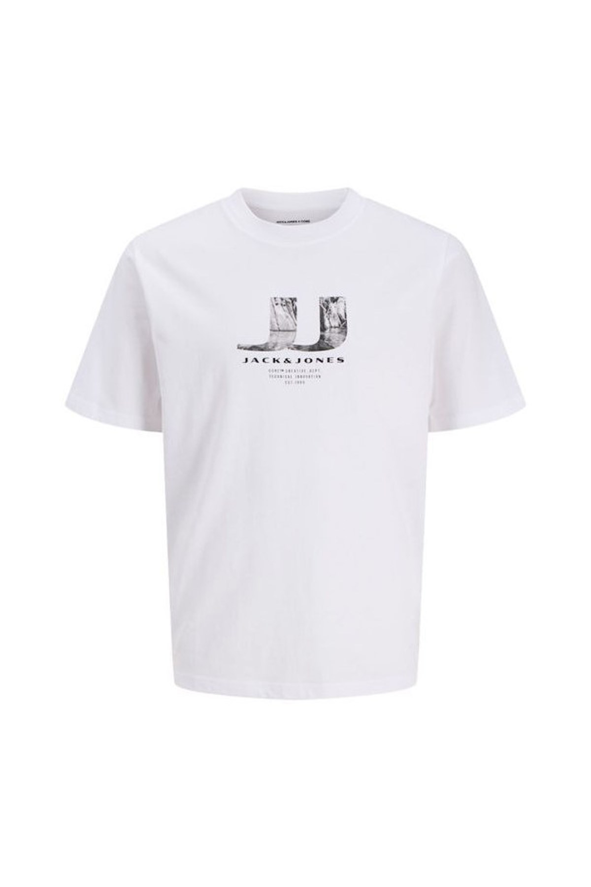 Jack & Jones Jcodust Erkek Tişört 12297849 Beyaz
