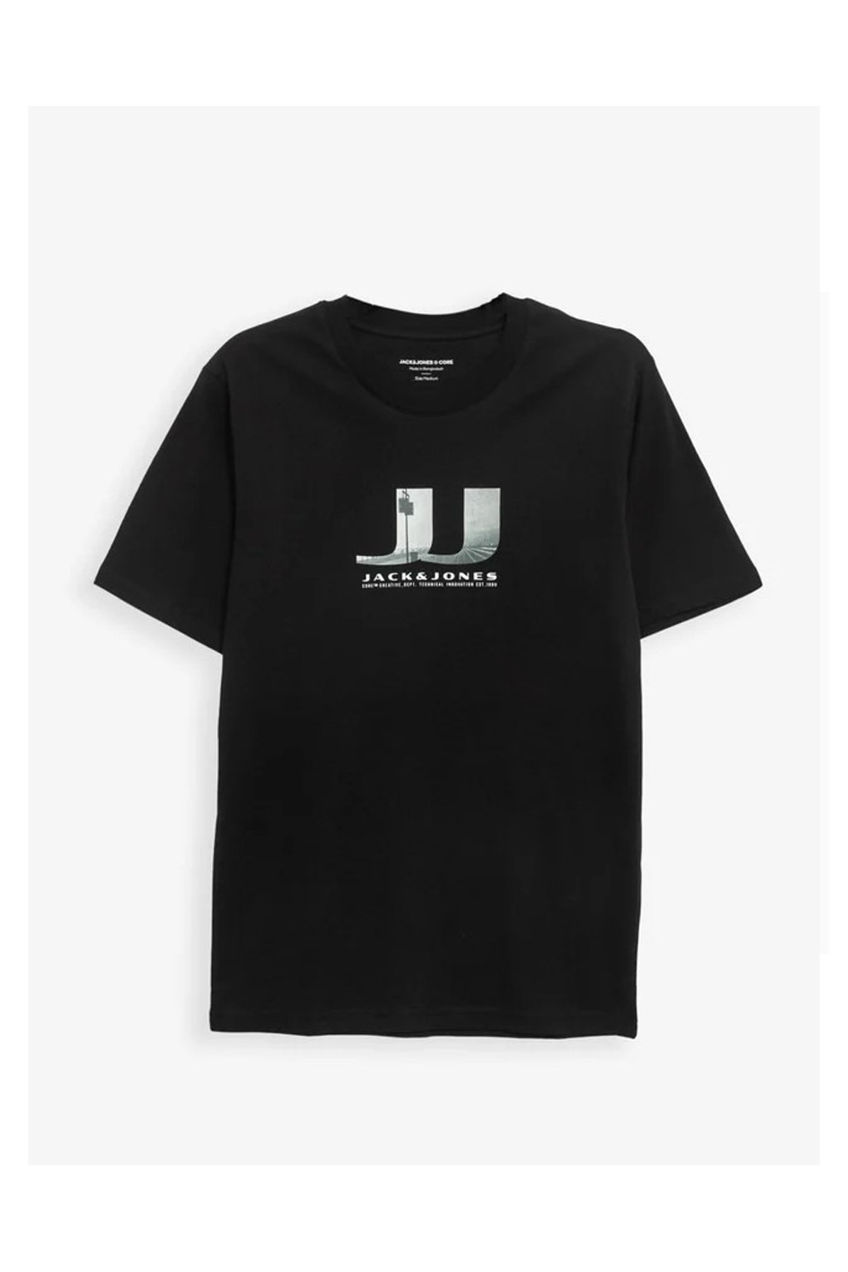Jack & Jones Jcodust Erkek Tişört 12297849 Siyah