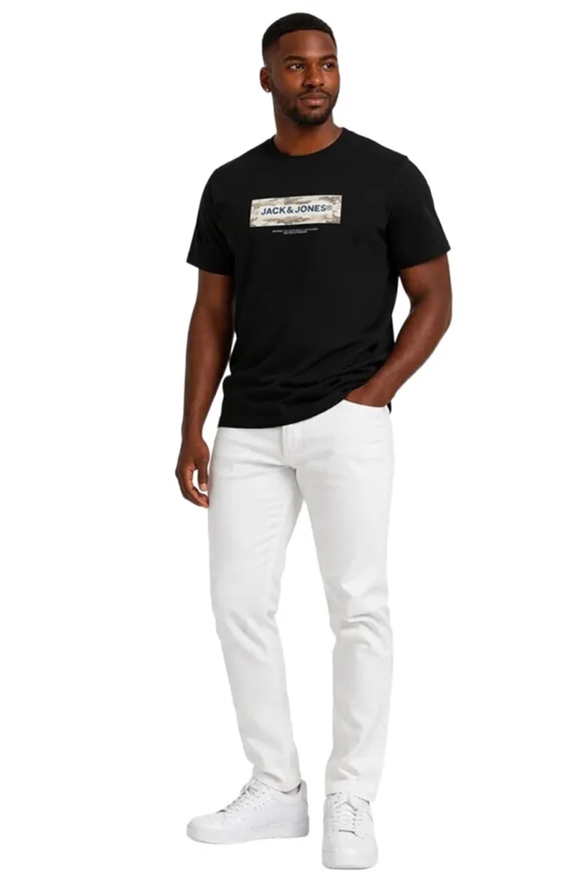 Jack & Jones Jcobreeze Erkek Tişört 12297851 Siyah