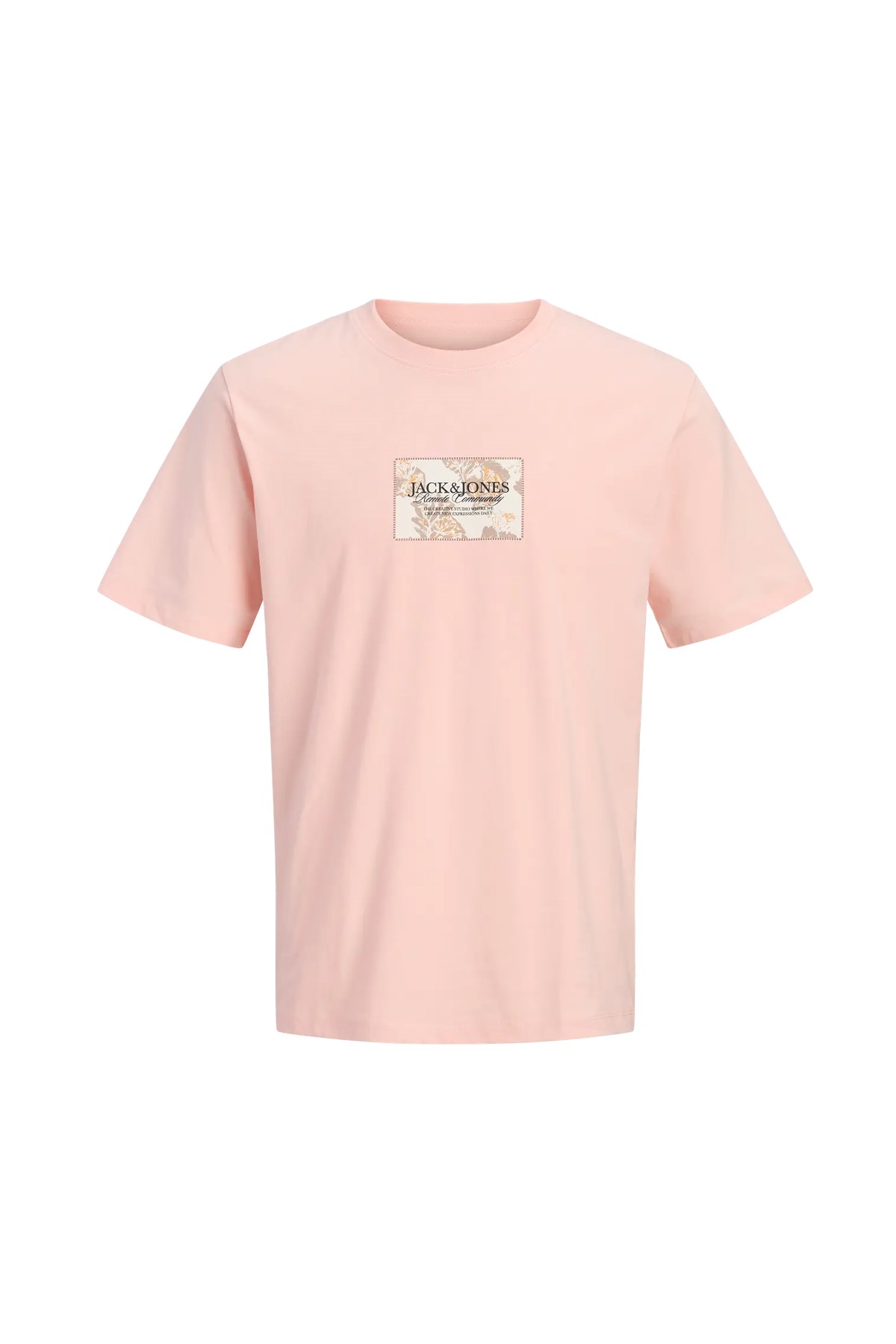 Jack & Jones Jormontauk Erkek Tişört 12297890 Pembe