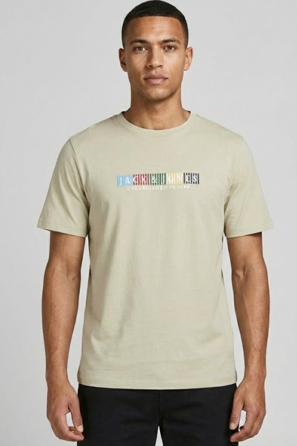 Jack & Jones Jornantucket Erkek Tişört 12297899 Yeşil