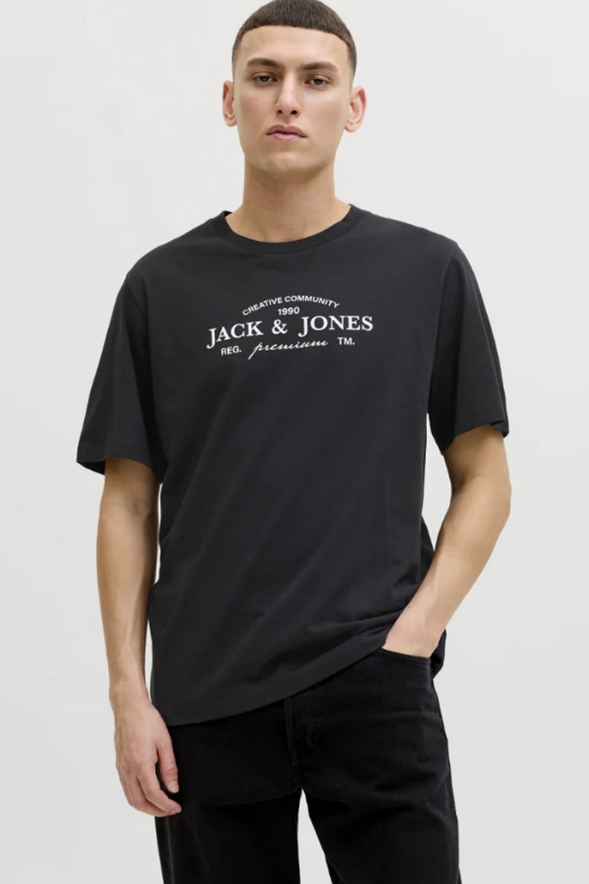 Jack & Jones Jprblakevin Erkek Tişört 12298017 Siyah
