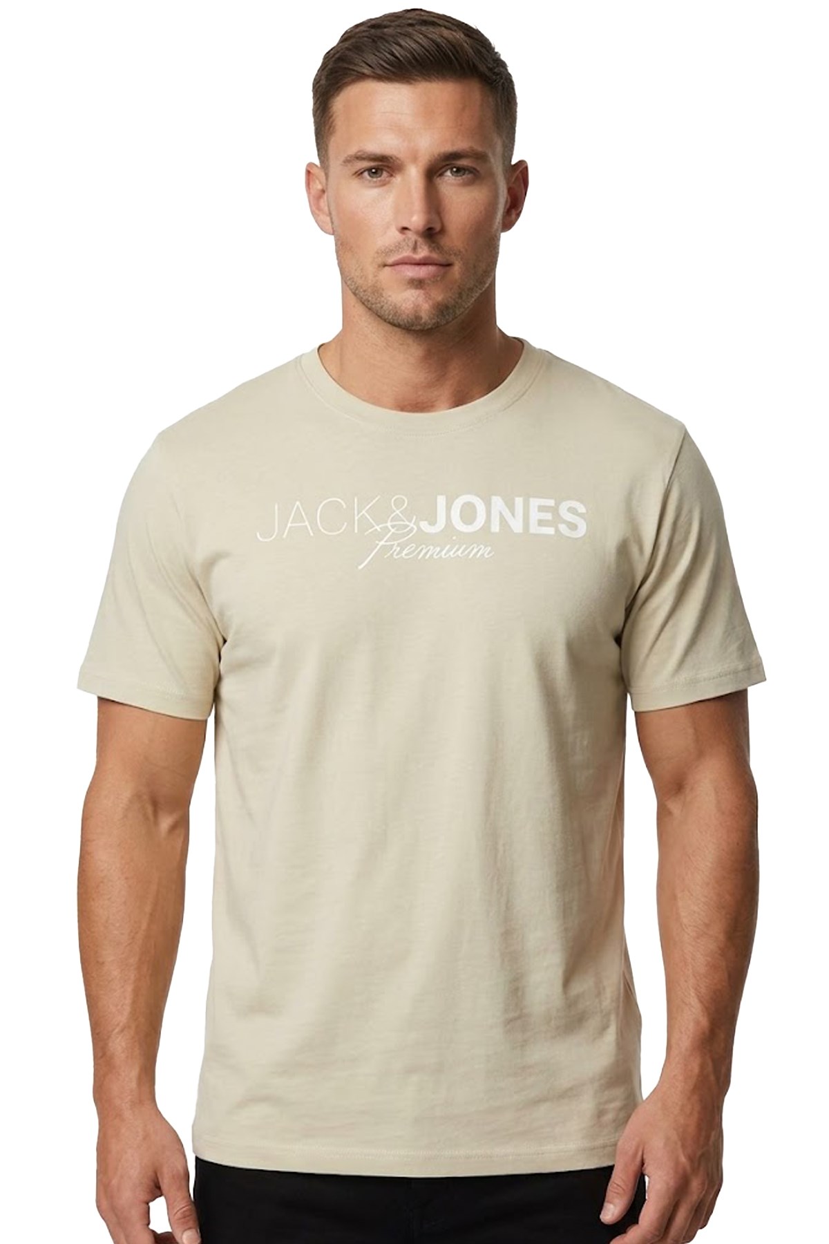 Jack & Jones Jprblaneo Erkek Tişört 12298018 Açık Yeşil