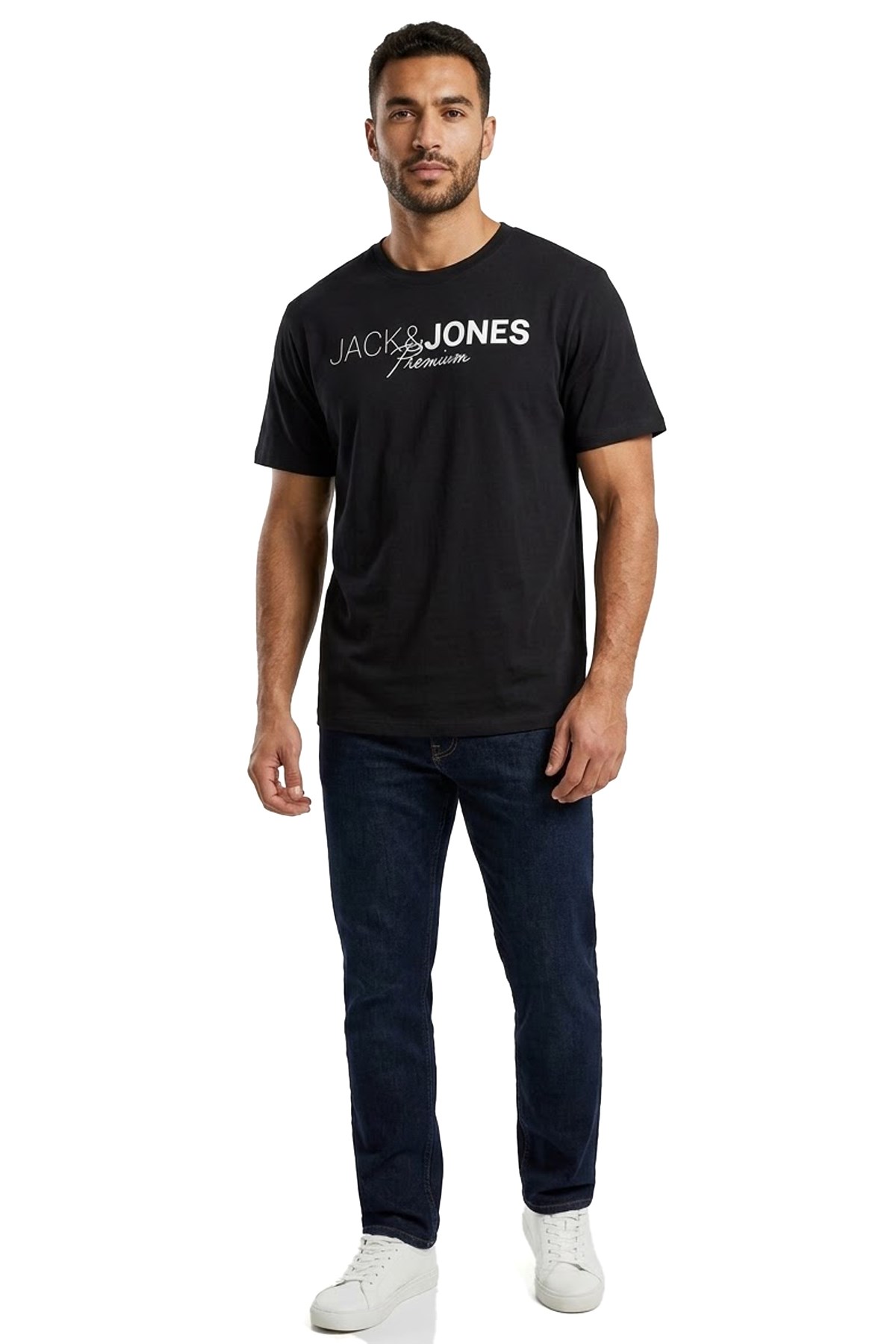 Jack & Jones Jprblaneo Erkek Tişört 12298018 Siyah