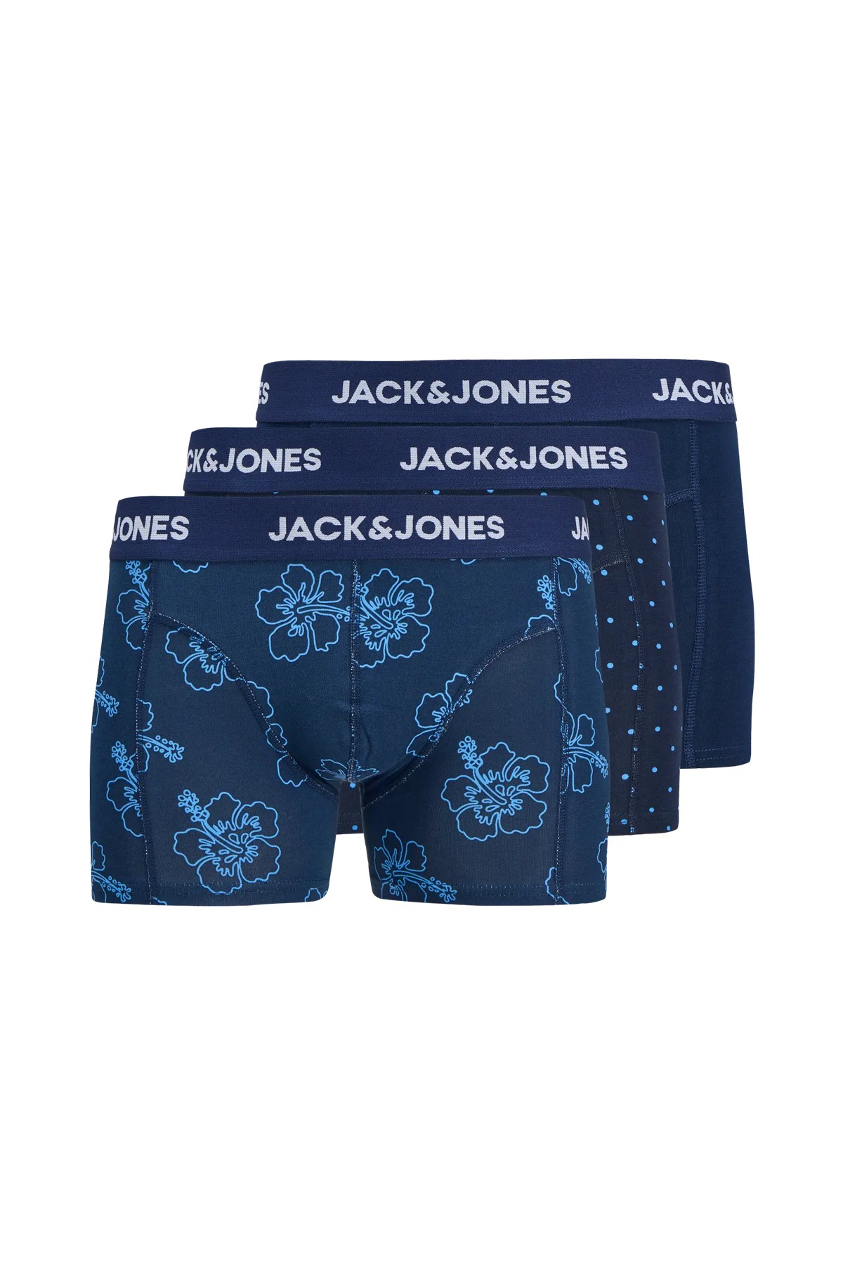 Jack & Jones Jacanthony Erkek 3 Pack Boxer 12298171 Lacivert