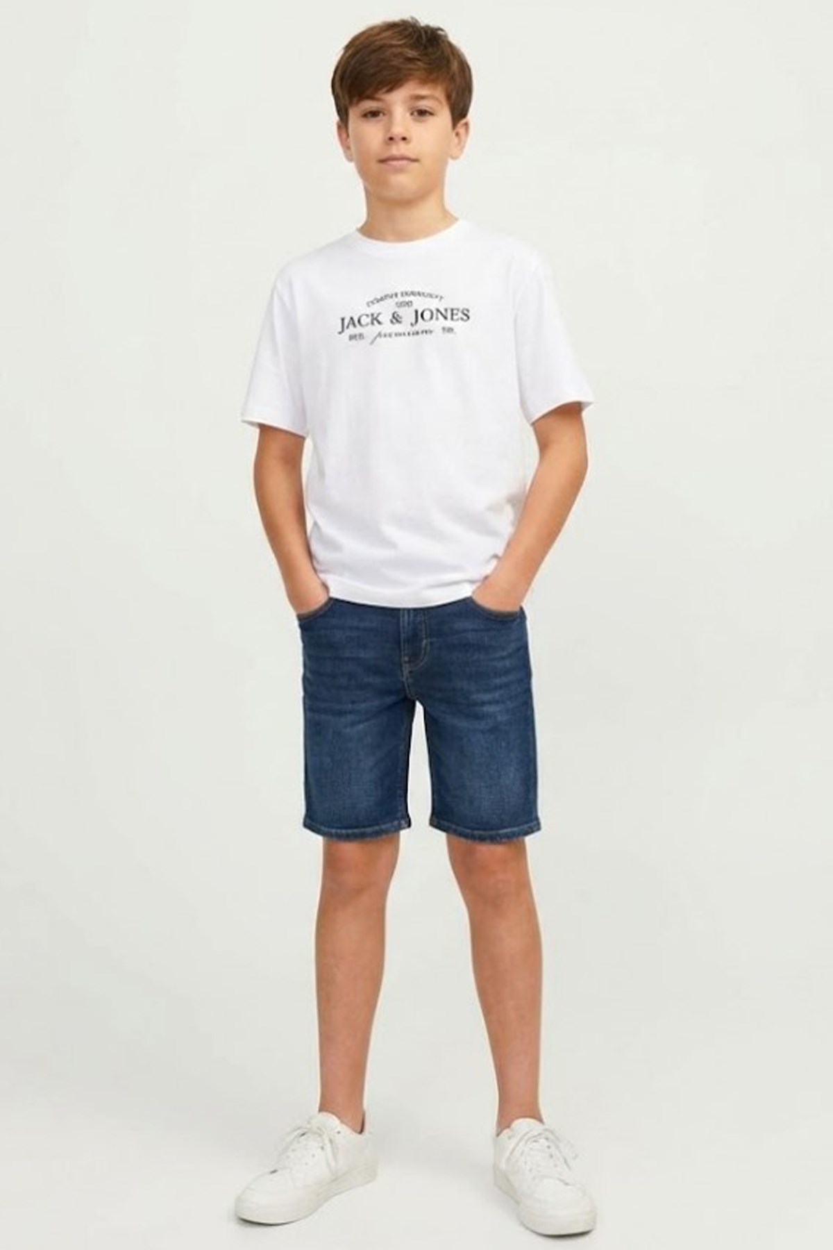 Jack & Jones Jprblakevin Çocuk Tişört 12298339 Beyaz
