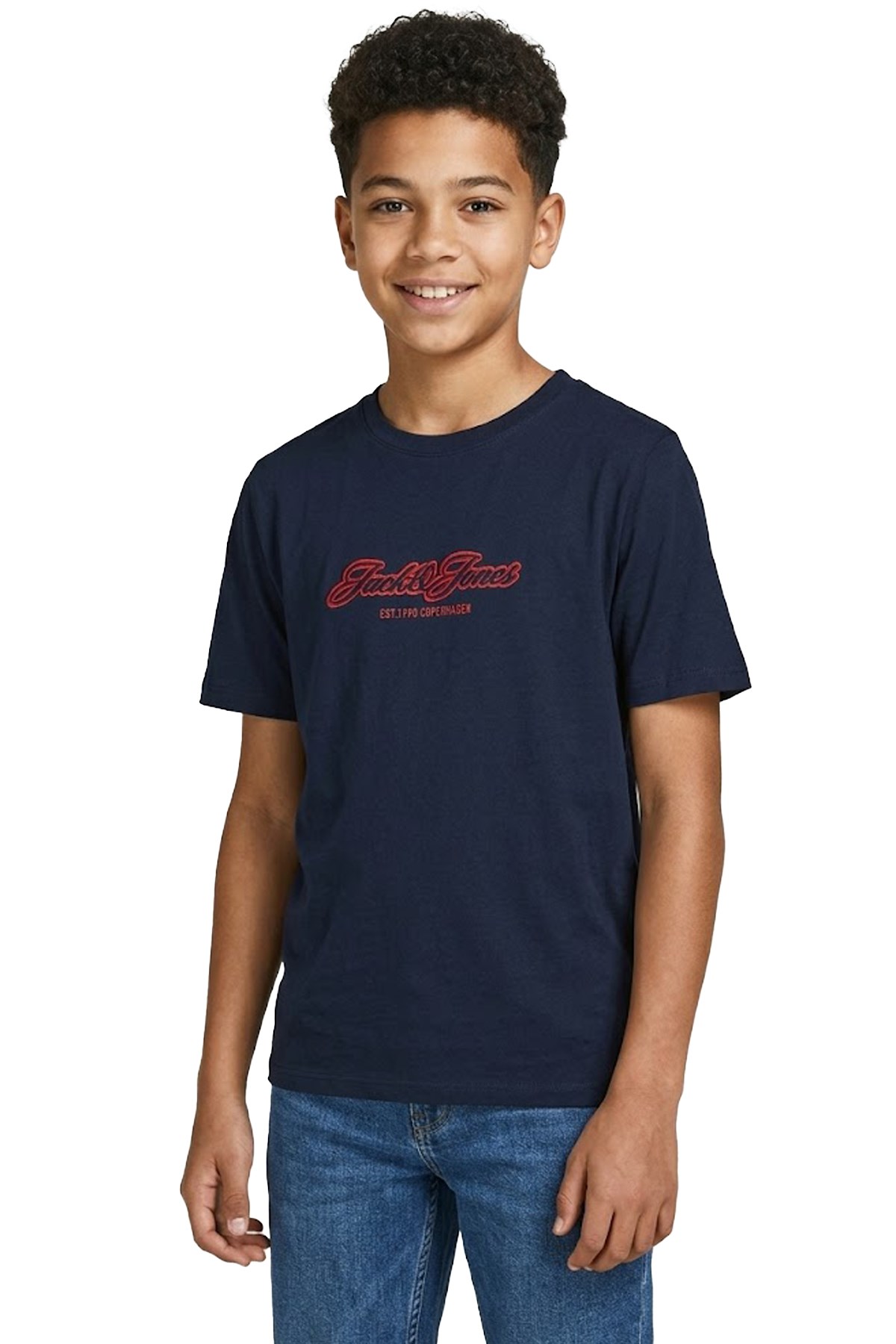 Jack & Jones Jorcatskills Çocuk Tişört 12298348 Mavi