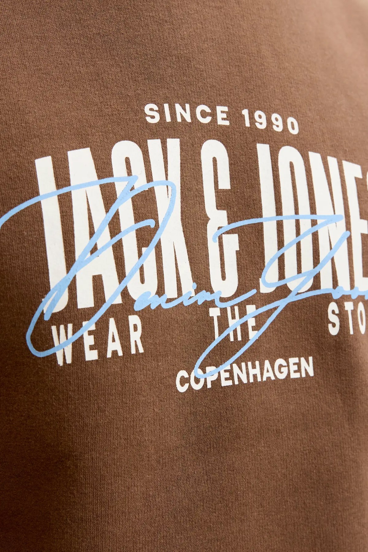 Jack & Jones Jjaero Erkek Sweatshirt 12298492 Kahverengi