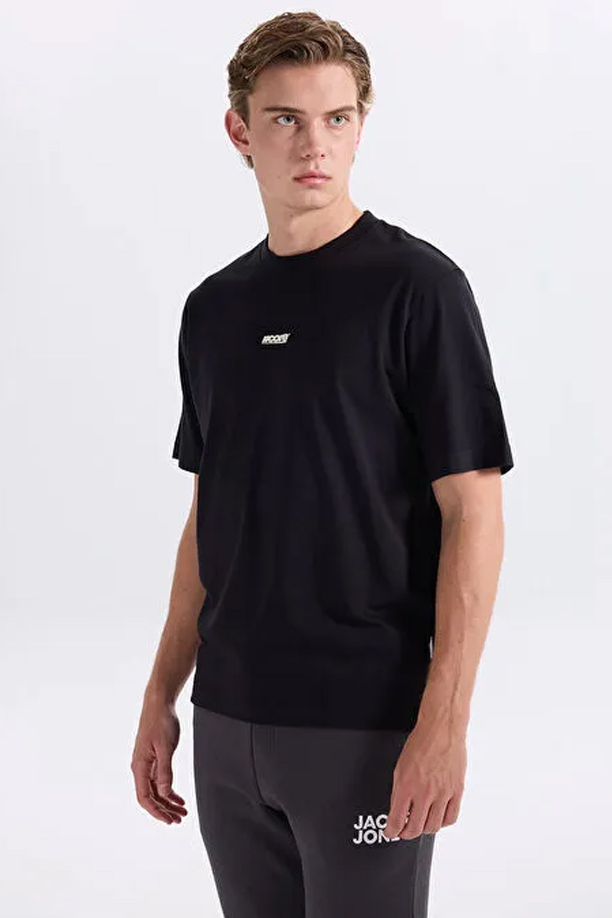Jack & Jones Jcoclub Erkek Tişört 12298984 Siyah