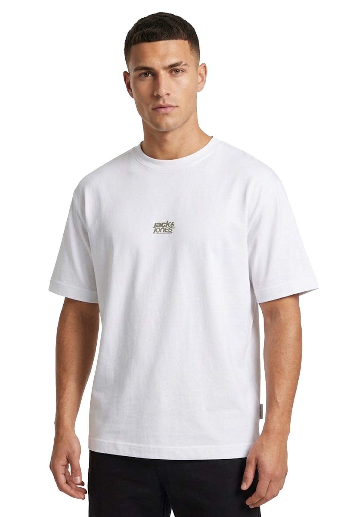 Jack & Jones Jcobreeze Erkek Tişört 12298989 Beyaz