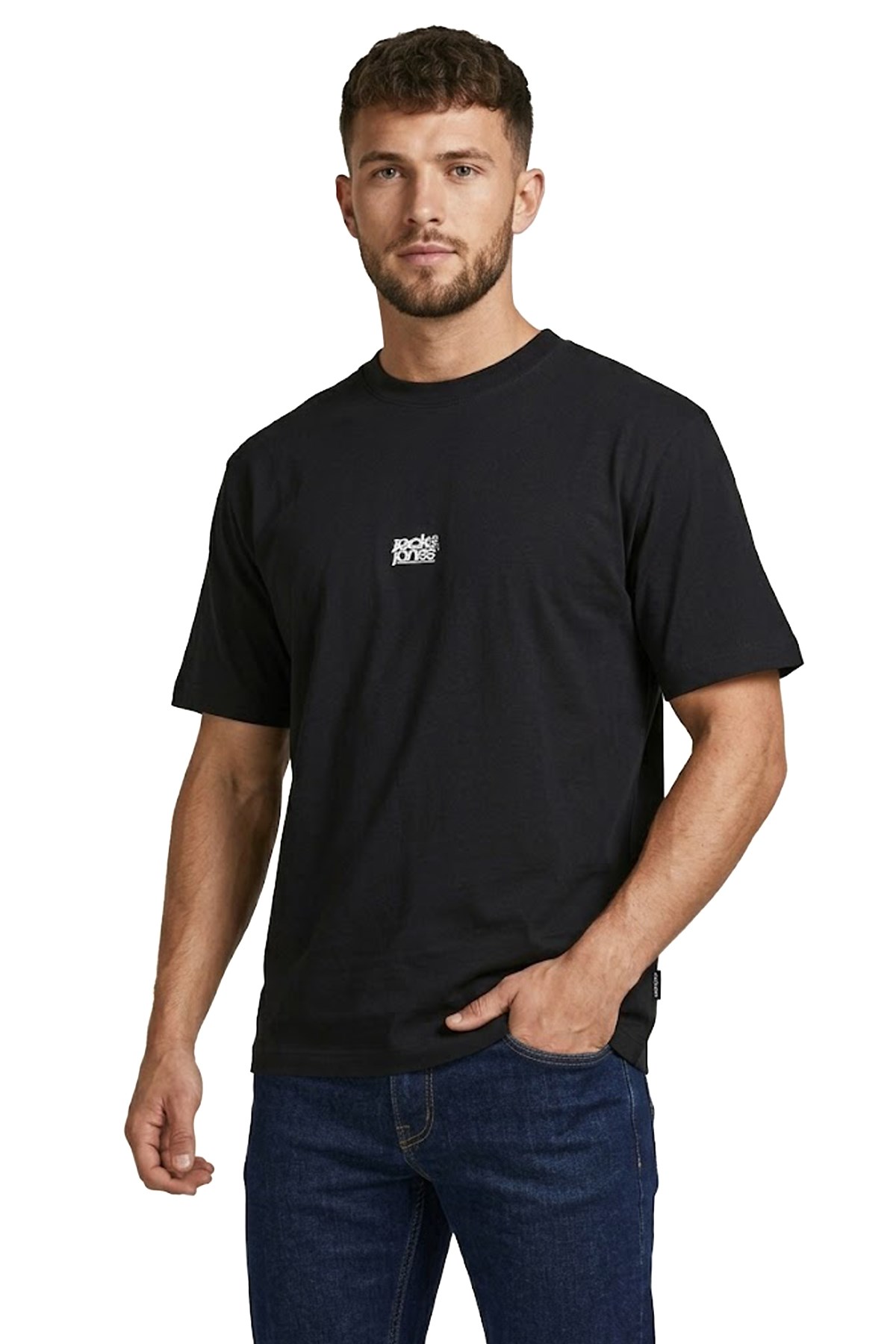Jack & Jones Jcobreeze Erkek Tişört 12298989 Siyah