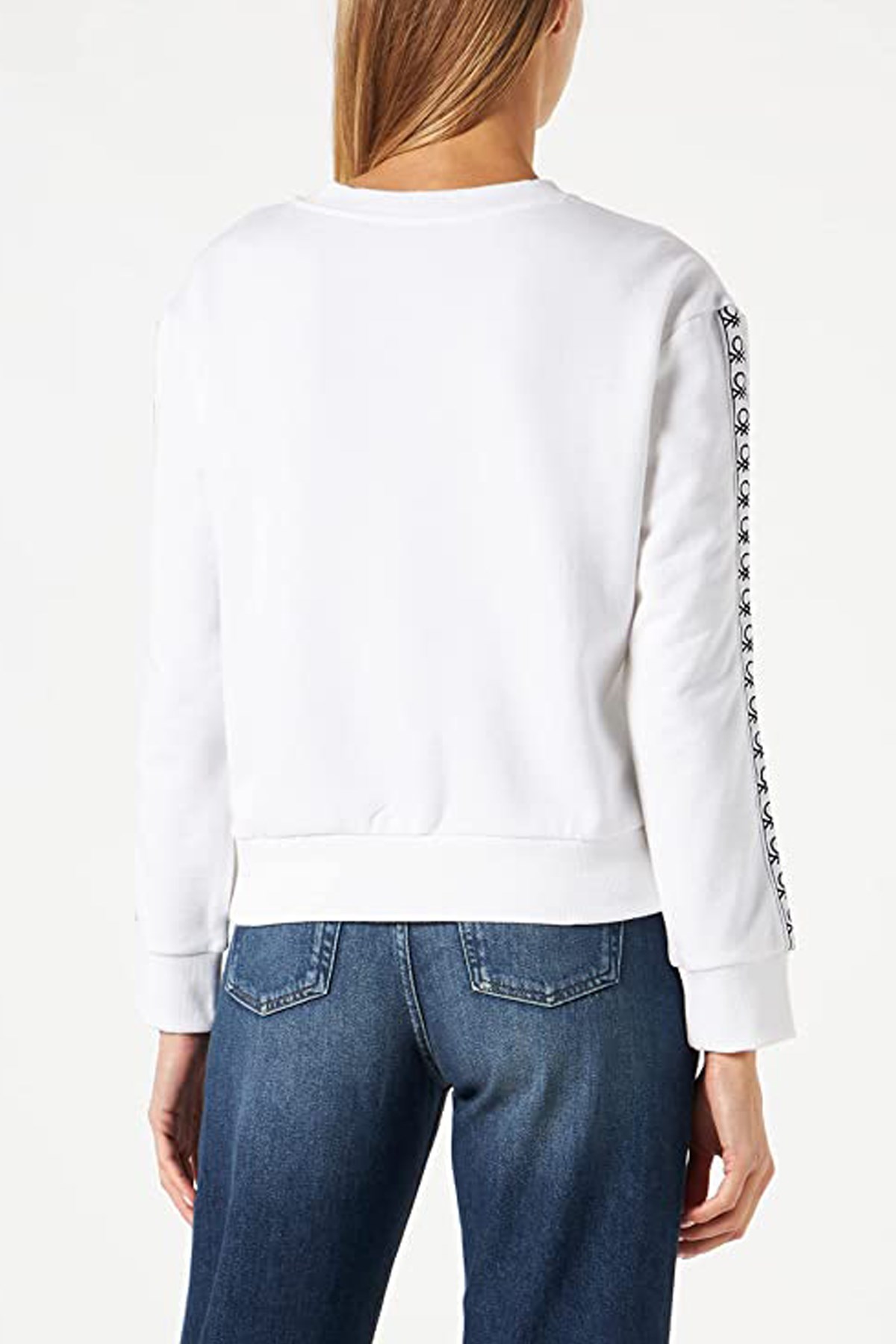 Benetton Kadın Sweatshirt 122A3J68D1048 Beyaz