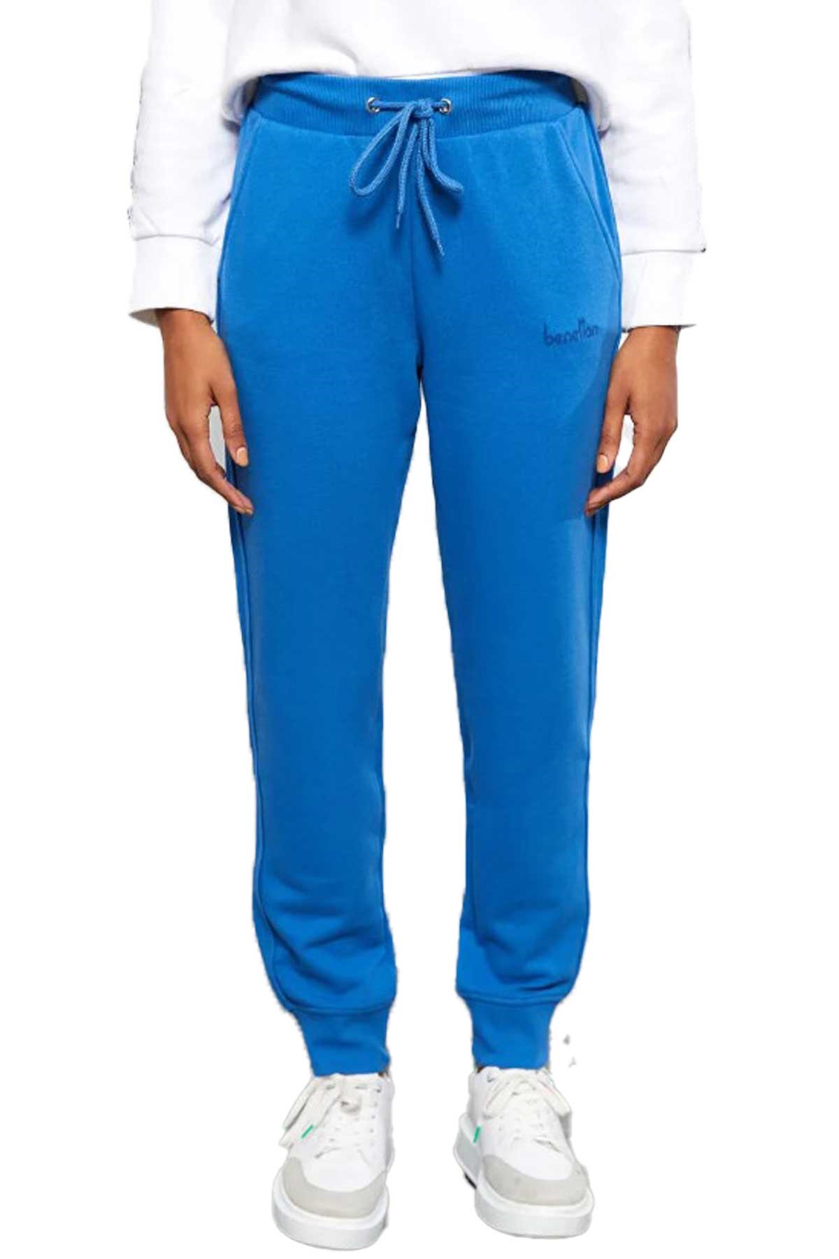 Benetton Kadın Eşofman Altı 122A3J68DF00O Mavi