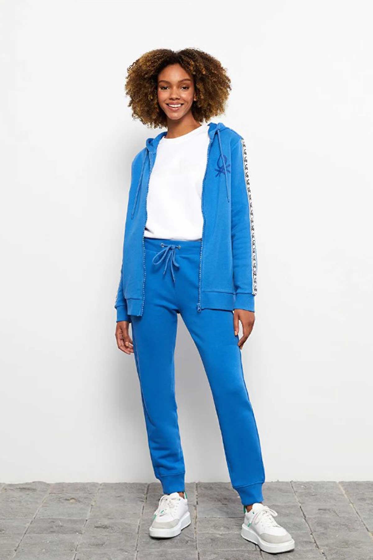 Benetton Kadın Eşofman Altı 122A3J68DF00O Mavi