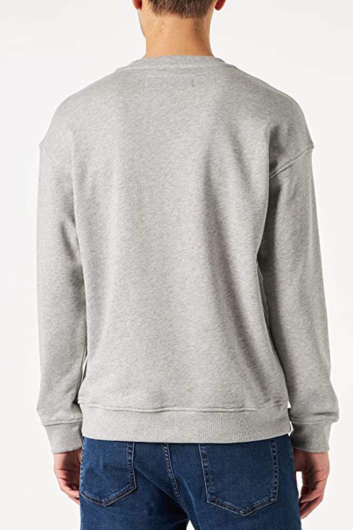 Benetton Erkek Sweatshirt 122A3J68U105V Gri