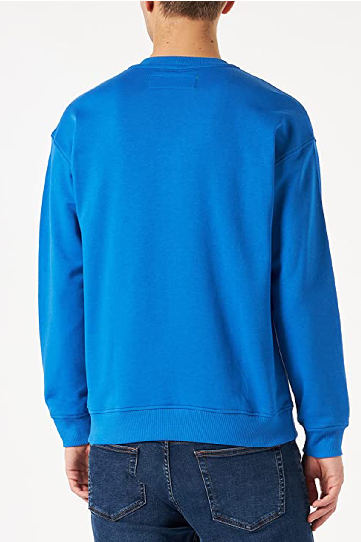 Benetton Erkek Sweatshirt 122A3J68U105V Mavi